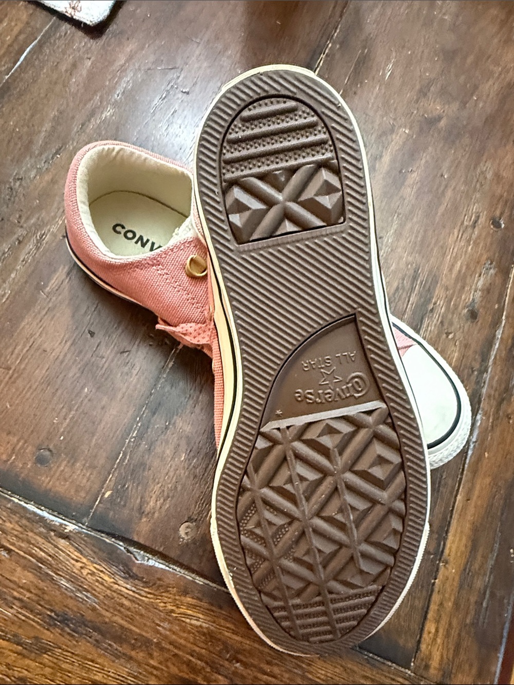 Converse women's Pink All Star Low-Top Sneakers - Picture 3 of 5
